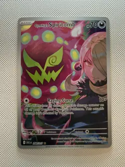 Pokemon TCG Cynthia's Spiritomb 244/217 Ascended Heroes English IR NM - Image 1