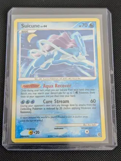 Pokemon TCG Suicune Secret Wonders 19/132 Cracked Ice Holo Rare VLP/NM Condition - Image 1