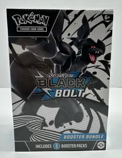 Pokemon TCG Scarlet & Violet Black Bolt Booster Bundle Zekrom Sealed - Image 1