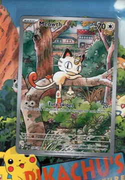 Pokemon TCG ME02: Phantasmal Flames Meowth 106/094 Illustration Rare NM/M - Image 1