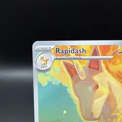 2025 Pokemon Destined Rivals Rapidash #189/182 Illustration Rare Near Mint - Image 2
