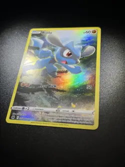 Pokemon TCG Riolu Crown Zenith Galarian Gallery Holo Ultra Rare Card GG26/GG70 - Image 3