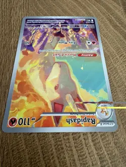 Rapidash 189/182 Sv10: Destined Rivals Illustration Rare Holo Fire Ability Card - Image 5