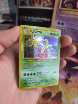 Pokemon Karte Card Meganium Neo Genesis 2000 Gsnw Holo Wotc japanese NM+ - Image 4