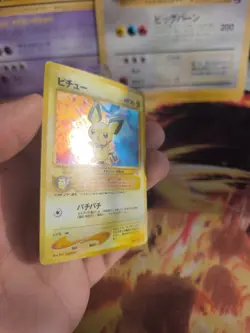 Pokemon Karte Card Pichu Neo Genesis 2000 Rare Vintage Holo Wotc japanese LP - Image 5