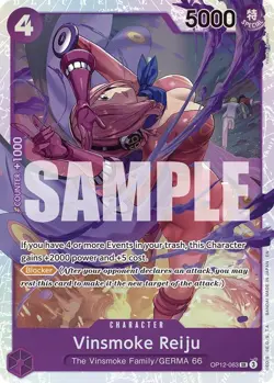 OP12-063 Vinsmoke Reiju English SR One Piece TCG Card Game - Image 2