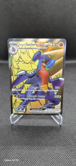 Cynthia’s Garchomp Ex 204 Black Star Promo Scarlet And Violet Pokemon Card - Image 1