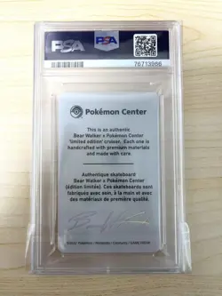 2022 POKEMON CENTER X BEAR WALKER COLL CARDS CHARIZARD PSA10 - Image 2