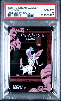 2025 Pokemon Center x Bear Walker Sylveon Collection Card | PSA 10 - Image 1