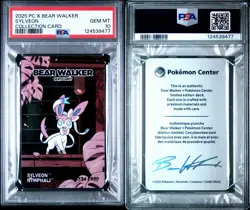 2025 Pokemon Center x Bear Walker Sylveon Collection Card | PSA 10 - Image 3
