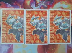 Tepig A, Pignite 5, Emboar 10 2012 White Kyurem 2 Poker Playing Cards NM - Image 2