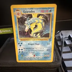 Pokemon Gyarados Base Set 2 Holo Rare 7/130 English Card - Image 1
