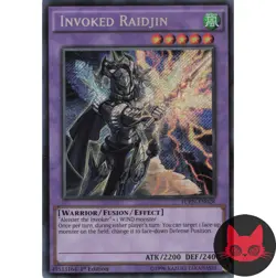 Yugioh Invoked Raidjin FUEN-EN028 Secret Rare 1st Edition NM - Image 1