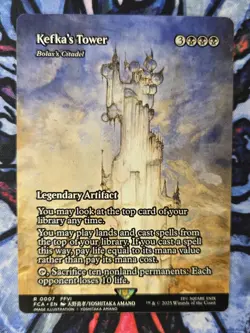 Kefka's Tower | Final Fantasy: Through The Ages FCA | R 0007 Borderless | NM MtG - Image 1