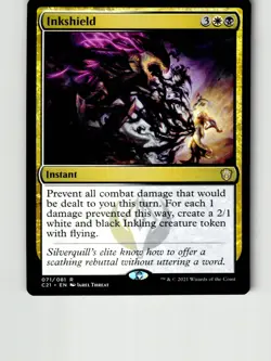 Inkshield 71 Rare Commander 2021 Magic: The Gathering Lightly Played - Image 1