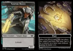 1x Vampire Rogue // Plot - Token NM Eng MTG - Outlaws Thunder Junction - Image 1
