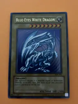 Yu-Gi-Oh! 2002 Blue Eyes White Dragon SDK-001 GLOSSY Unlimited VLP Ultra rare - Image 3