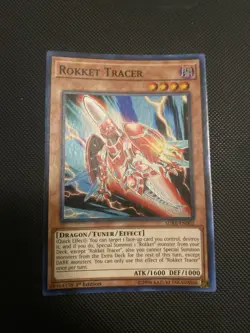 Rokket Tracer SDRR-EN002 Structure Deck Super Rare 1st Edition TCG LP - Image 1