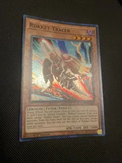 Rokket Tracer SDRR-EN002 Structure Deck Super Rare 1st Edition TCG LP - Image 2