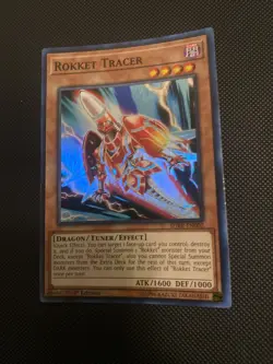 Rokket Tracer SDRR-EN002 Structure Deck Super Rare 1st Edition TCG LP - Image 3