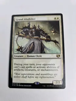 Wizards Grand Abolisher Commander 2014 Creature White Rare Human Cleric 074 Reg… - Image 1