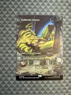 MTG Undercity Sewers #0020 Borderless Mythic TMNT Source Material (PZA) - Image 1