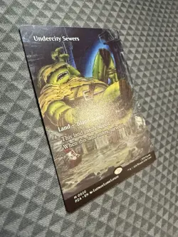 MTG Undercity Sewers #0020 Borderless Mythic TMNT Source Material (PZA) - Image 2