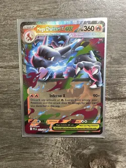 Mega Charizard X ex 013/094 Double Rare Phantasmal Flames Pokemon Near Mint - Image 1