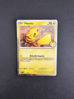 Carte Pokemon Promo PIKACHU 051/162 TEF Holo Stamp 30 ans anniversaire FR Neuf - Image 1