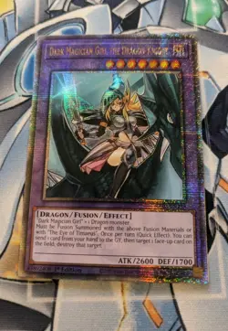 YUGIOH DARK MAGICIAN GIRL THE DRAGON KNIGHT 1st Ed QUARTER CENTURY (QCR) NM - Image 1