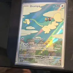 Pokemon Drampa SV05: Temporal Forces 184/162 Illustration Rare Holo Basic 120 HP - Image 1
