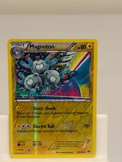 Magneton 53 LIGHTLY PLAYED BREAKthrough 162 Pokemon Reverse Holo - Image 2