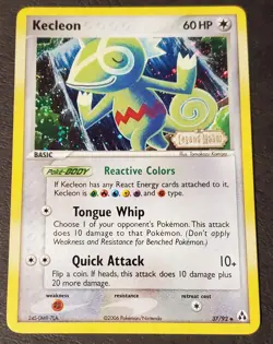 Kecleon 37/92 Legend Maker Reverse Holo | Pokemon TCG - Image 1