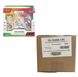 Pokemon TCG First Partner Illustration Collection Series 1 Sealed Case (6) - Image 2