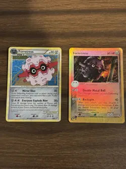 Pokemon TCG Lot Forretress Ex Dragon Rev Holo 28/97 And Undaunted Holo 3/90 - Image 1