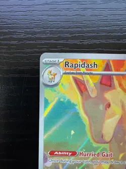 Rapidash 189/182 Illustration Rare SV10: Destined Rivals Pokemon TCG NM - Image 2