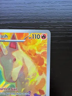 Rapidash 189/182 Illustration Rare SV10: Destined Rivals Pokemon TCG NM - Image 3