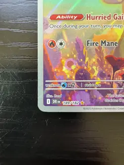 Rapidash 189/182 Illustration Rare SV10: Destined Rivals Pokemon TCG NM - Image 4