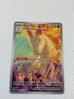 Rapidash 189/182 Sv10: Destined Rivals Illustration Rare Pokemon TCG Full Art - Image 3