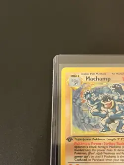Rare 1st Edition Machamp Holo | 8/102 | Pokemon TCG | Base Set | Lightly Played - Image 5