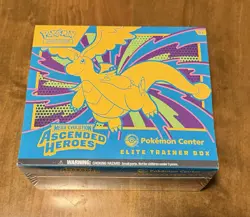 Tiny Hole in Plastic Ascended Heroes Pokemon Center ETB Sealed Elite Trainer Box - Image 1