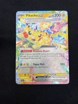 Pokemon Pikachu EX Surging Sparks 057/191 Pokemon TCG NM - Image 1