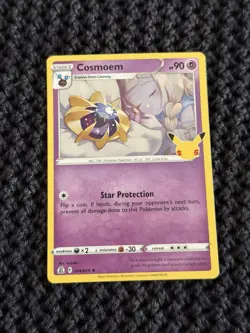 014/025 Cosmoem Holo Rare - Pokemon TCG Celebrations 25th Anniversary 2021 - NM - Image 1