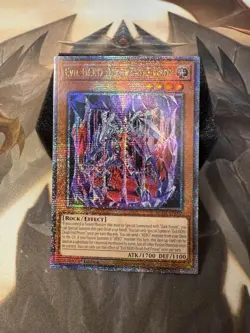 Yu-Gi-Oh Evil HERO Dead-End Prison Quarter Century Secret Rare NM - Image 1