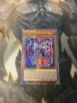 Yu-Gi-Oh Evil HERO Dead-End Prison Quarter Century Secret Rare NM - Image 3