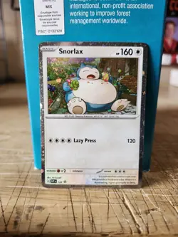 2024 Pokemon Scarlet Violet Promo Snorlax Holo 122 Black Star - Image 1