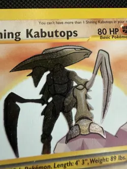 Shining Kabutops 108/105 Pokemon Neo Destiny Unlimited Holo Rare LP WOTC - Image 2