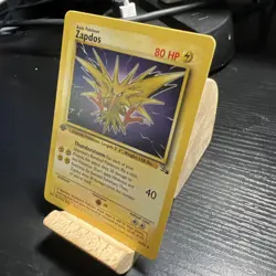 Pokemon Zapdos Fossil Rare 30/62 1st Edition - Image 2
