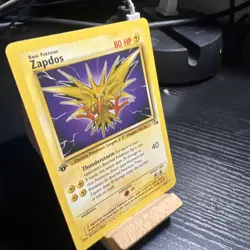 Pokemon Zapdos Fossil Rare 30/62 1st Edition - Image 3