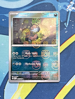 Pokemon TCG Deino (Master Ball Pattern) 065/086 Sv: White Flare Holo NM - Image 1